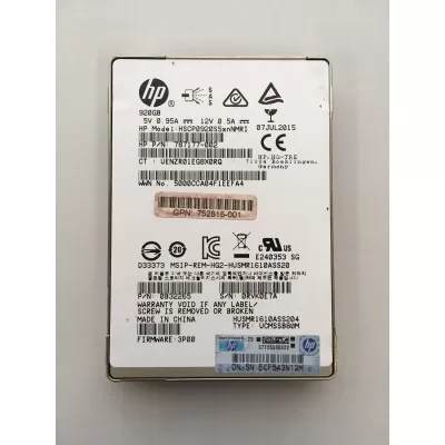 HP 3 PAR 920GB 2.5 Inch 12Gbps SAS Solid State Drive (SSD) HSCP0920S5XNNMRI HP 3 PAR 920GB 2.5 Inch 12Gbps SAS Solid State Drive (SSD) HSCP0920S5XNNMRI