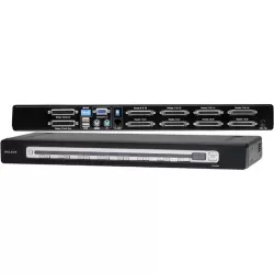 Belkin Omniview Pro3 USB Ps 2 16-port Kvm Switch Stackable With Full Kit and Ac Adapter F1da116z