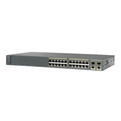 Cisco Catalyst WS-C2960+24LC-S 24 Ports Managed Switch Cisco Catalyst WS-C2960+24LC-S 24 Ports Managed Switch