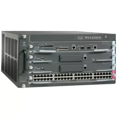 Cisco WS-C6504-E Catalyst 6500-E Series 4-slot Managed Switch Chassis Cisco WS-C6504-E Catalyst 6500-E Series 4-slot Managed Switch Chassis