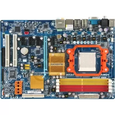 Gigabyte GA-MA770-S3 ATX Socket AM2+ AMD 770 System Motherboard Gigabyte GA-MA770-S3 ATX Socket AM2+ AMD 770 System Motherboard