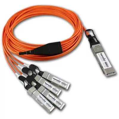 3m (10ft) Cisco QSFP-4X10G-AOC3M 40G QSFP to 4x10G SFP Breakout Active Optical Cable 3m (10ft) Cisco QSFP-4X10G-AOC3M 40G QSFP to 4x10G SFP Breakout Active Optical Cable