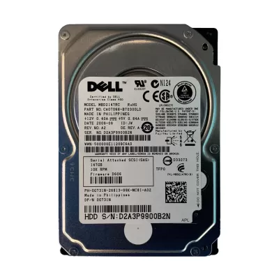 Dell 146GB 10K 2.5 Inch 6Gbps SAS Hard Disk Drive G731N Dell 146GB 10K 2.5 Inch 6Gbps SAS Hard Disk Drive G731N