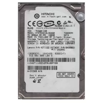 Hitachi 160GB 7.2K Rpm 2.5inch SATA Hard Drive 0A58903 7K320-160 Hitachi 160GB 7.2K Rpm 2.5inch SATA Hard Drive 0A58903 7K320-160