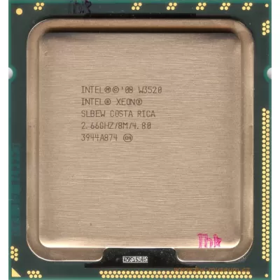 Intel Xeon W3520 8M Cache 2.66 GHz 4.80 GT/s Processor Intel Xeon W3520 8M Cache 2.66 GHz 4.80 GT/s Processor