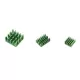 Green 3 in 1 Heat Sink Set Aluminum for Raspberry Pi 4B Green 3 in 1 Heat Sink Set Aluminum for Raspberry Pi 4B