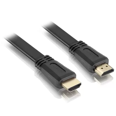 HDMI to HDMI Cable 0.5 Meter Flat Pure Copper Black HDMI to HDMI Cable 0.5 Meter Flat Pure Copper Black