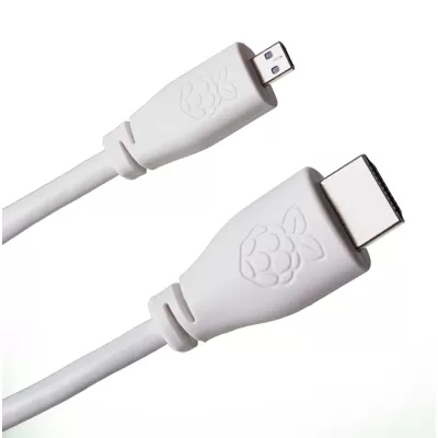 Official Micro-HDMI Male to Standard HDMI Male Cable for Raspberry Pi Official Micro-HDMI Male to Standard HDMI Male Cable for Raspberry Pi