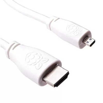 Official Micro-HDMI Male to Standard HDMI Male Cable for Raspberry Pi Official Micro-HDMI Male to Standard HDMI Male Cable for Raspberry Pi