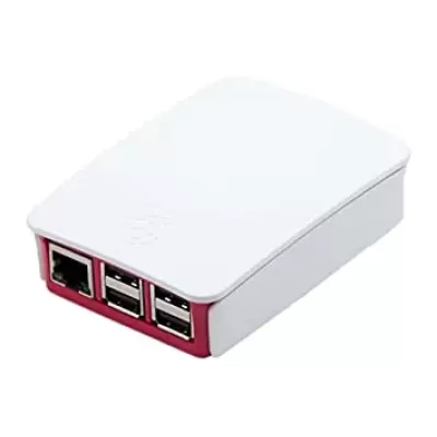 Official Raspberry Pi 3 Case of Raspberry Pi 3 Model B and B plus Red-White Official Raspberry Pi 3 Case of Raspberry Pi 3 Model B and B plus Red-White