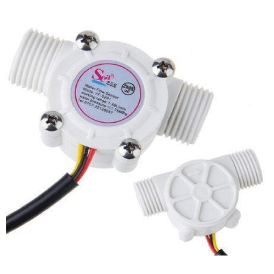 YF-S201 Water Flow Measurement Sensor with 1-30Liter per min Flow Rate White YF-S201 Water Flow Measurement Sensor with 1-30Liter per min Flow Rate White
