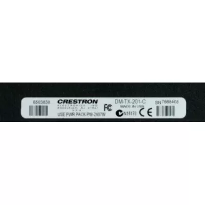 Crestron DM-TX-201-C DM Computer Center L411 Crestron DM-TX-201-C DM Computer Center L411