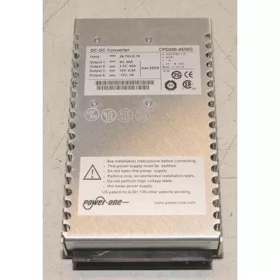 Power One CPD250-4530G 3.3V 40A Diode Laser DC-DC 250w Power Supply (New - Box Opened) Power One CPD250-4530G 3.3V 40A Diode Laser DC-DC 250w Power Supply (New - Box Opened)