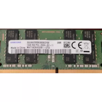 Samsung 16GB 2Rx8 PC4 - 2666 2666Mhz 260 Pin SODIMM 1.2V Laptop Ram Samsung 16GB 2Rx8 PC4 - 2666 2666Mhz 260 Pin SODIMM 1.2V Laptop Ram