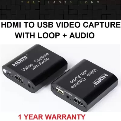 Impressions HDMI to USB Video Capture with Loop Audio Impressions HDMI to USB Video Capture with Loop Audio