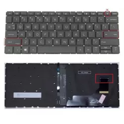 HP EliteBook 835-G7 830-G7 730-G7 Series Laptop Backlit Keyboard