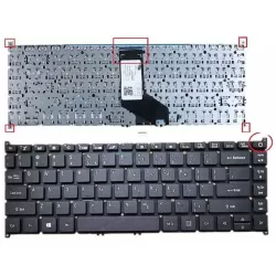 Acer TravelMate P214-52, P214-52G, B114-21, P40-51, P214-51, P214-51G Series Replacement Laptop Keyboard