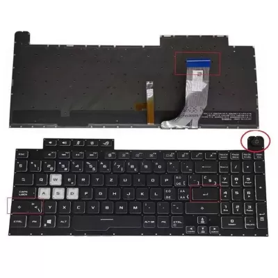 Asus ROG Strix G731 Series Backlit Keyboard Compatible with G731GW, G731GT, G731GU, G731GV Laptops Asus ROG Strix G731 Series Backlit Keyboard Compatible with G731GW, G731GT, G731GU, G731GV Laptops