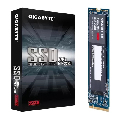 Gigabyte NVME 256GB SSD M.2 2280 PCIe Gen3 Solid Drive GP-GSM2NE3256GNTD Gigabyte NVME 256GB SSD M.2 2280 PCIe Gen3 Solid Drive GP-GSM2NE3256GNTD