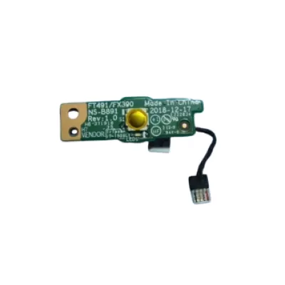 Power Button Board For Lenovo Thinkpad X390 X395 T490S T495S ET491 Laptop with Cable NS-B891 01YN272