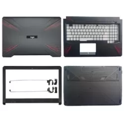 Laptop Full Body For ASUS FX80 FX80G FX80GD ZX80 ZX80G FX504 FX504G FX504GD FX504GE Screen Cover Top Panel Front Bezel Bottom Case Palmrest Frame Touchpad Hinges