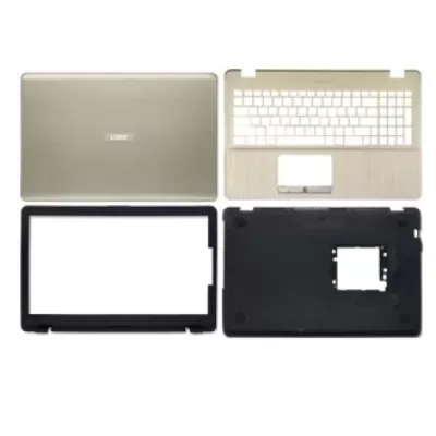 Laptop Full Body For Asus X542U X542 X542U X542UR A580 F580 FL8000 Screen Cover Top Panel Front Bezel Bottom Case Palmrest Frame Touchpad Hinges Laptop Full Body For Asus X542U X542 X542U X542UR A580 F580 FL8000 Screen Cover Top Panel Front Bezel Bottom Case Palmrest Frame Touchpad Hinges