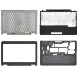 Laptop Full Body For Dell E7240 7240 Screen Cover Top Panel Front Bezel Bottom Case Palmrest Frame Touchpad Hinges