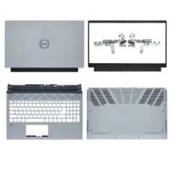 Laptop Full Body For Dell G15 5510 5511 5515 Screen Cover Top Panel Front Bezel Bottom Case Palmrest Frame Touchpad Hinges