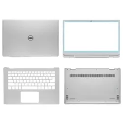 Laptop Full Body For Dell Inspiron 14 5000 5490 5498 CMJK5 Screen Cover Top Panel Front Bezel Bottom Case Palmrest Frame Touchpad Hinges