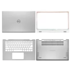 Laptop Full Body For Dell Inspiron 14 5401 5402 5405 Screen Cover Top Panel Front Bezel Bottom Case Palmrest Frame Touchpad Hinges