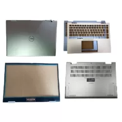 Laptop Full Body For Dell Inspiron 14 7430 2-in-1  Screen Cover Top Panel Front Bezel Bottom Case Palmrest Frame Touchpad Hinges