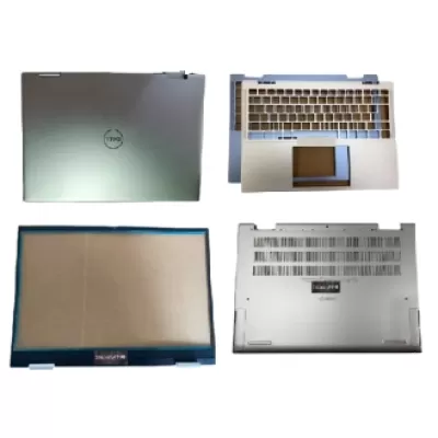 Laptop Full Body For Dell Inspiron 14 7430 2-in-1  Screen Cover Top Panel Front Bezel Bottom Case Palmrest Frame Touchpad Hinges