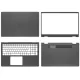 Laptop Full Body For Dell Inspiron 15 3510 3511 3515 3520 3521 Screen Cover Top Panel Front Bezel Bottom Case Palmrest Frame Touchpad Hinges