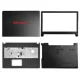 Laptop Full Body For DELL Inspiron 15 3558 3559 3552 Screen Cover Top Panel Front Bezel Bottom Case Palmrest Frame Touchpad Hinges