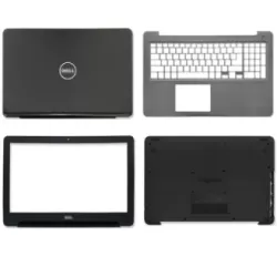 Laptop Full Body For DELL Inspiron 15 5565 5567 Screen Cover Top Panel Front Bezel Bottom Case Palmrest Frame Touchpad Hinges