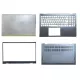 Laptop Full Body For Dell Inspiron 15 Pro 5518 5519  Screen Cover Top Panel Front Bezel Bottom Case Palmrest Frame Touchpad Hinges