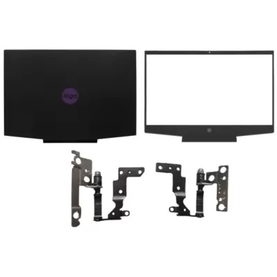 Laptop Full Body For for HP Pavilion 15-DK 15T-DK LCD Screen Cover Top Panel Front Bezel Bottom Case Palmrest Frame Touchpad Hinges
