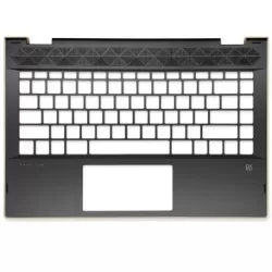 Laptop Palmrest For For HP Pavilion X360 14-CD Series 14-CD005NS Black silver edge ( C Cover)
