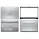Laptop Full Body For HP 15-DW 15S-DU 15S-DY DR 250 255 G8 TPN-C139 LCD Screen Cover Top Panel Front Bezel Bottom Case Palmrest Frame Touchpad Hinges