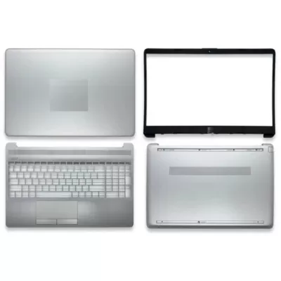 Laptop Full Body For HP 15-DW 15S-DU 15S-DY DR 250 255 G8 TPN-C139 LCD Screen Cover Top Panel Front Bezel Bottom Case Palmrest Frame Touchpad Hinges
