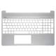 Laptop Full Body For HP 15S-FQ 15S-FR 15S-EQ 15-EF 15-ER 15-DY TPN-Q222 TPN-Q230 LCD Screen Cover Top Panel Front Bezel Bottom Case Palmrest Frame Touchpad Hinges