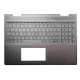 Laptop Full Body For HP ENVY X360 15-BP 15M-BQ TPN-W127 LCD Screen Cover Top Panel Front Bezel Bottom Case Palmrest Frame Touchpad Hinges