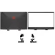 Laptop Full Body For HP OMEN 15-DC TPN-Q211 15-dc1055TX 15-DC1060TX 15-DC0013TX LCD Screen Cover Top Panel Front Bezel Bottom Case Palmrest Frame Touchpad Hinges