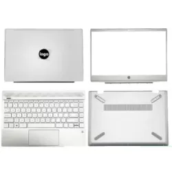 Laptop Full Body For HP Pavilion 13-AN TPN-Q214 LCD Screen Cover Top Panel Front Bezel Bottom Case Palmrest Frame Touchpad Hinges