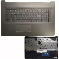 Laptop Palmrest For HP Pavilion 17-BY 17-CA 470 G7 17Q-CS TPN-I133 with keyboard black glossy ( C Cover)