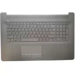 Laptop Palmrest For HP Pavilion 17-BY 17-CA 470 G7 17Q-CS TPN-I133 with keyboard silver without backlight ( C Cover)
