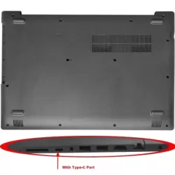 Laptop Bottom Case For Lenovo IdeaPad 320-15 320-15IKB 320-15ISK 320-15ABR ( D Cover Black With Type-C Port )