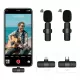 K9 Dual Wireless Lavalier Microphone Plug and Play, No Need APP & Bluetooth Collar Mic for All iPhone, iPad, Mac Devices for YouTube, Live Stream & Video Recording K9 Dual Wireless Lavalier Microphone Plug and Play, No Need APP & Bluetooth Collar Mic for All iPhone, iPad, Mac Devices for YouTube, Live Stream & Video Recording