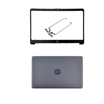 HP 15-BS Black Laptop LCD Back Cover with Front Bezel with Hinges HP 15-BS Black Laptop LCD Back Cover with Front Bezel with Hinges