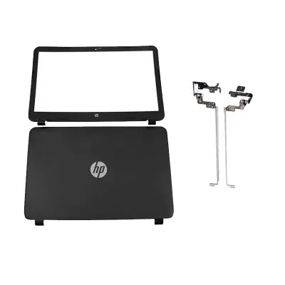 HP 15R Black Laptop LCD Back Cover with Front Bezel with Hinges HP 15R Black Laptop LCD Back Cover with Front Bezel with Hinges